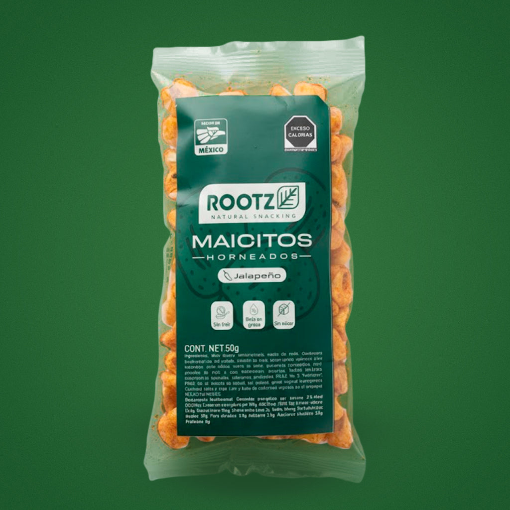 Maicitos Horneados Jalapeño - Bolsa 50g