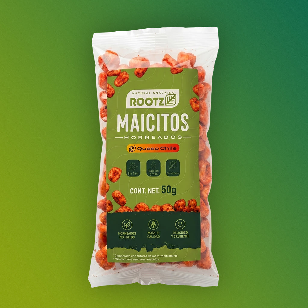 Maicitos Horneados Queso Chile - Bolsa 50g