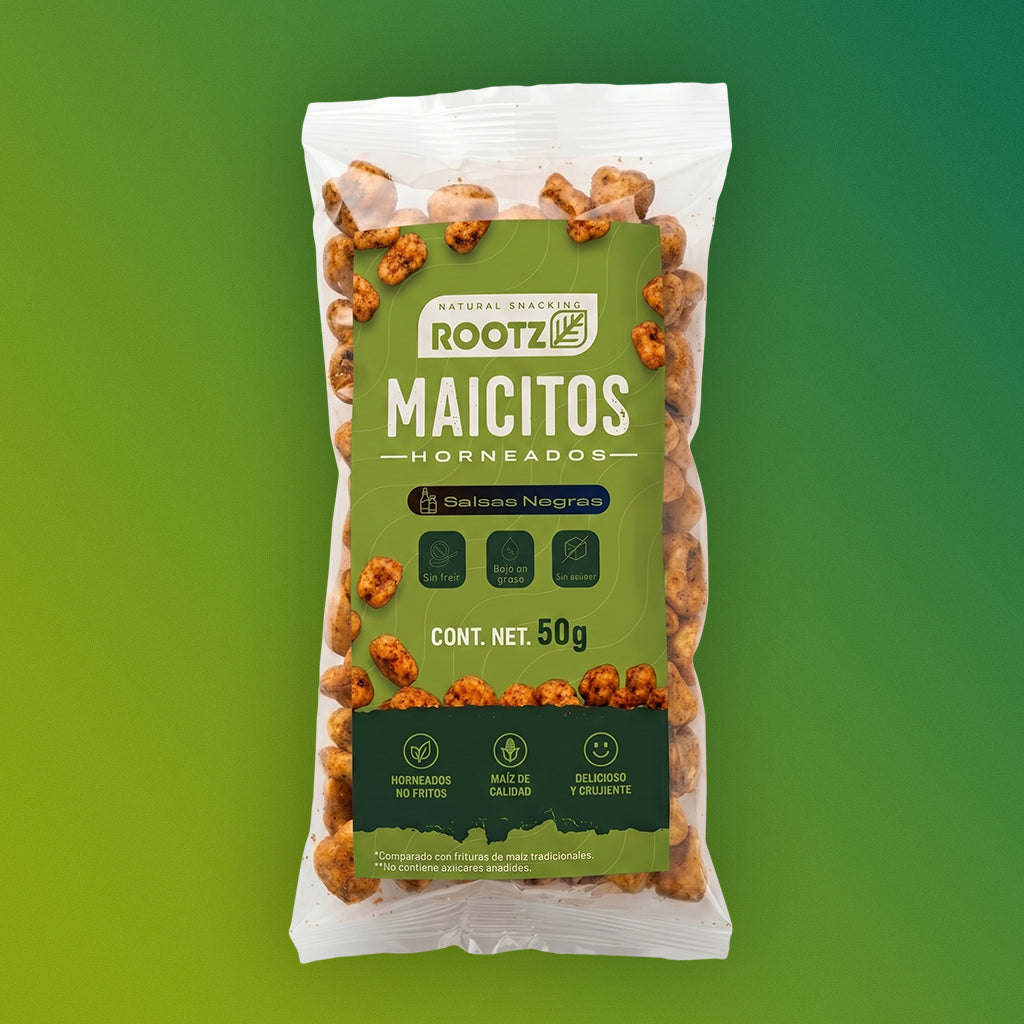 Maicitos Horneados Salsas Negras - Bolsa 50g