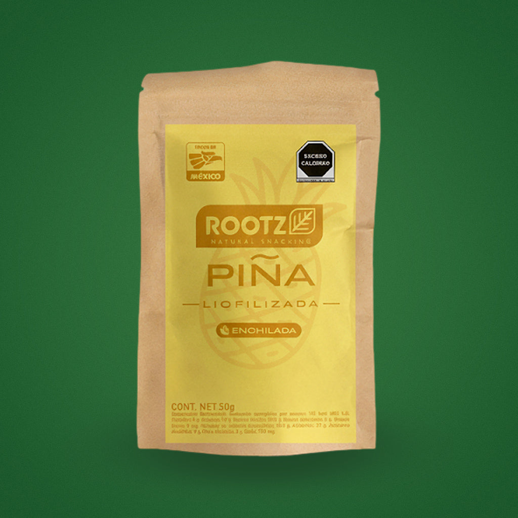 Piña Liofilizada Enchilada - Bolsa 50g
