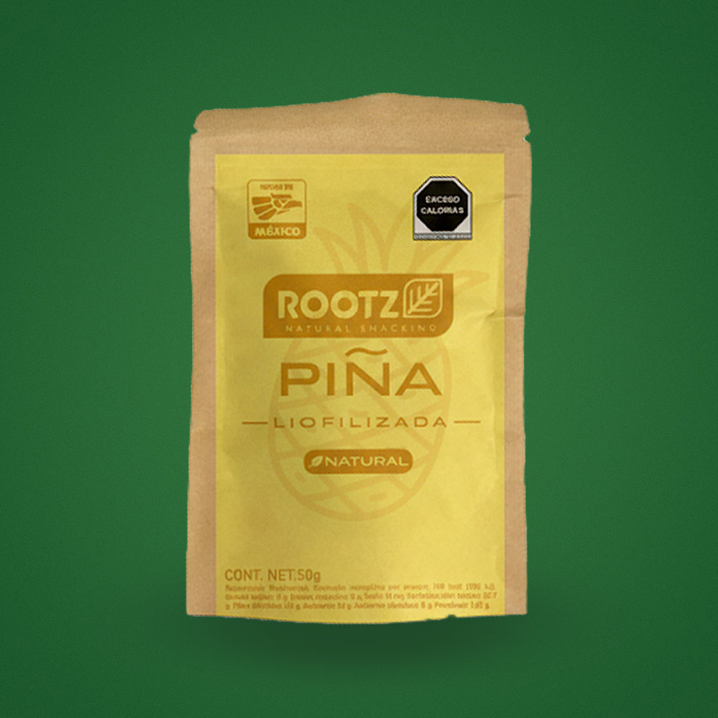 Piña Liofilizada Natural - Bolsa 50g