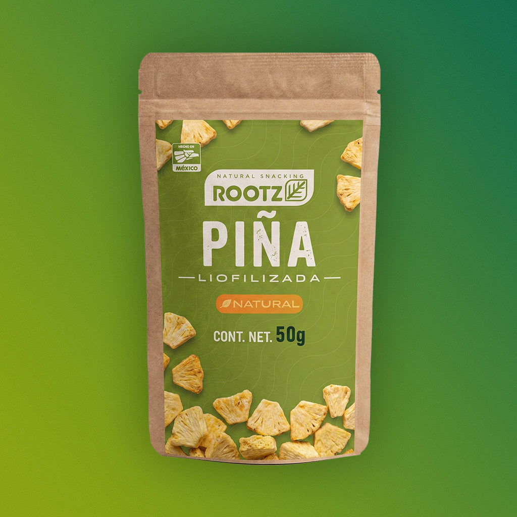 Piña Liofilizada Natural - Bolsa 50g