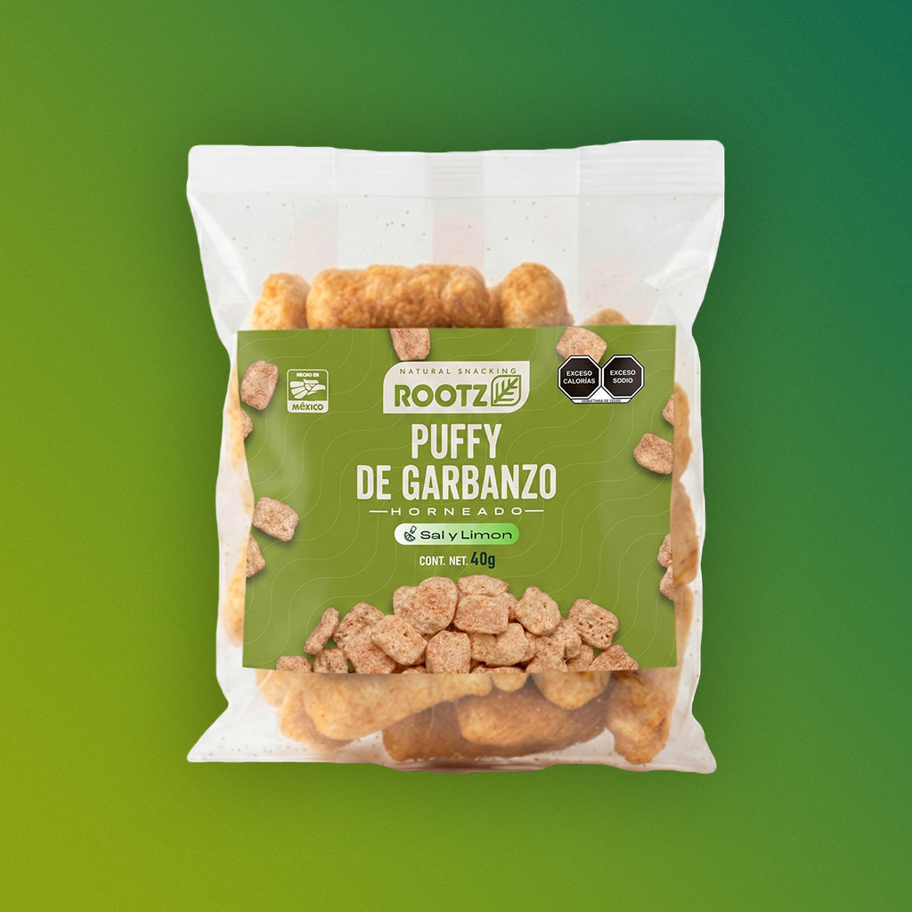 Puffy de Garbanzo Sal y Limón – Bolsa 40g