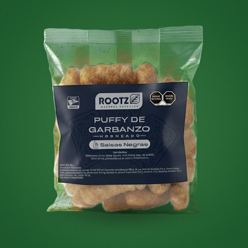 Puffy de Garbanzo Salsas Negras – Bolsa 40g